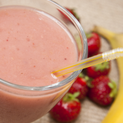 Aardbeien-banaan smoothie recept
