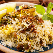 Biryani (rijst met heet gekruid vlees) recept