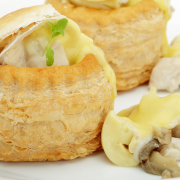 Pasteitjes met champignonragout voor buffet recept