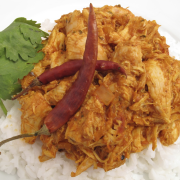 Vlees of vis in Hindoestaanse masala recept