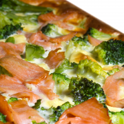 Zalm broccoli schotel (675 kcal) recept