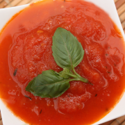 Rosbief met pesto en tomatencoulis recept