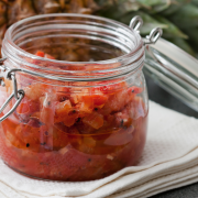 Tomatenchutney (grote hoeveelheid) recept