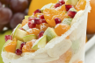 Fruitsalade met passievruchtenroom voor buffet recept