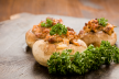 Gevulde champignons met knoflook recept
