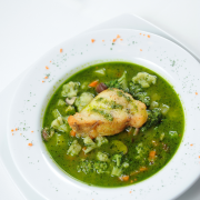 Broccoli soep met zalm recept