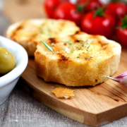 Brood van grill met knoflook en olijfolie recept