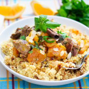 Couscous met lamsvlees en gemengde groenten recept