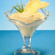 Gekarameliseerde ananas met yoghurt recept