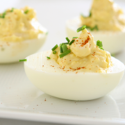 Gevulde eieren met bieslook (glutenvrij) recept