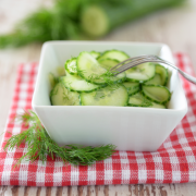 Komkommer salade recept