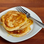 Pancakes met appelcompote en kaneelmascarpone voor de brunch recept