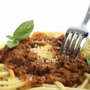 Vegetarische spagetti recept
