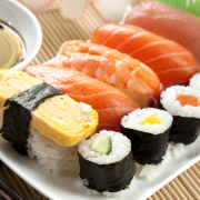 Sushi rijstsalade maaltijdsalade recept