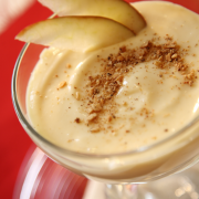 Vanillepudding met appels en pruimen recept