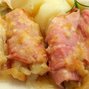 Witlof met ham kaas en aardappels uit de oven recept