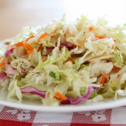 Salade met garnalen en vinaigrette recept