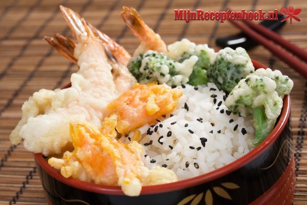 Groente in tempuradeeg