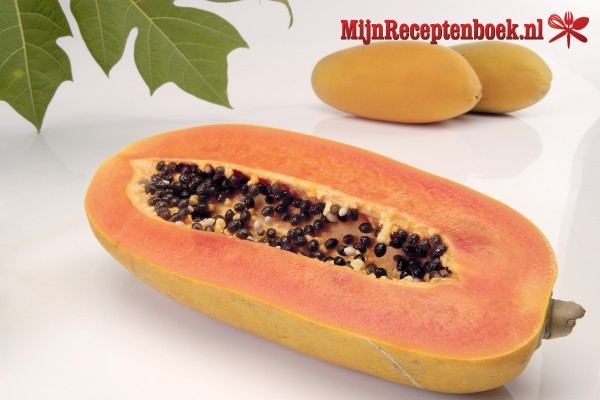 Sajoer Papaya (jonge papaya in pittige kokossaus)